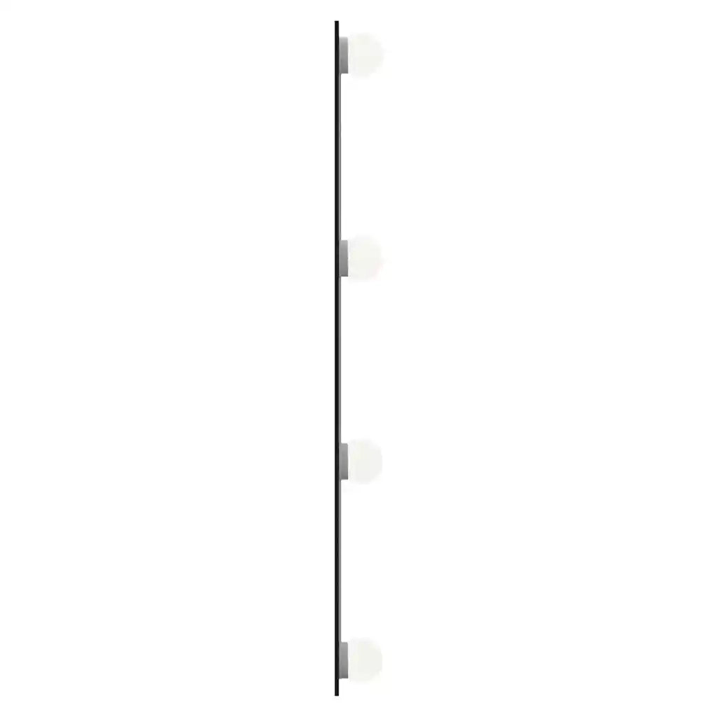 Specchio da Parete con Luci LED-Specchio a Muro-Specchio Decorativo 30x60 cm Vetro Rettangolare