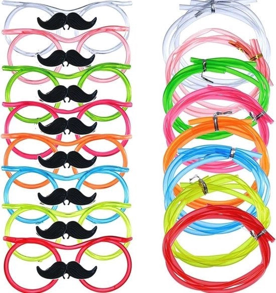 Strisce di Vetro con Barba - Accessori da Festa Riciclabili