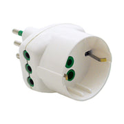 FME 82.210 ADATTATORE 10A 2P+T A 2 PRESE + SCHUKO- FANTON- 1,0 pz