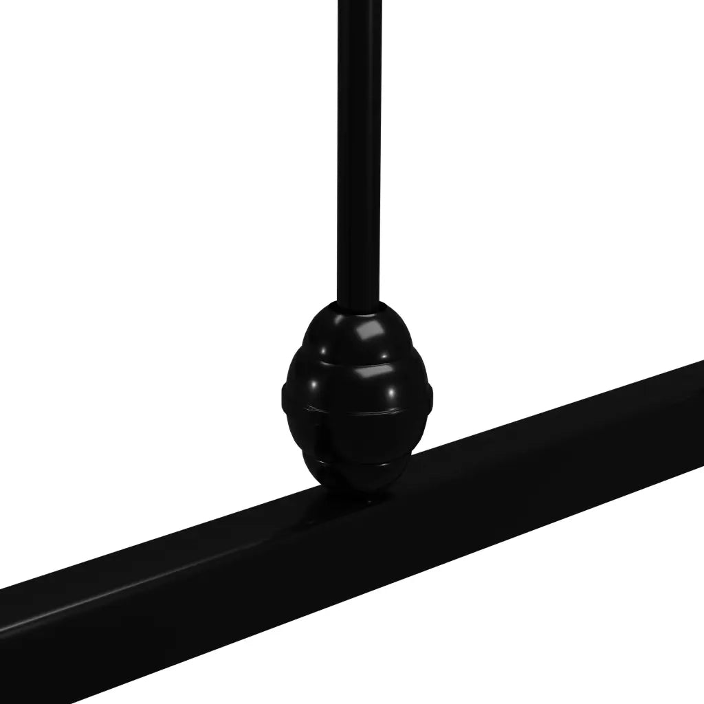 Giroletto-Struttura Letto Nero in Metallo 180x200 cm 115937