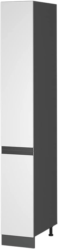 Armadio da farmacia R-Line, Bianco, 30 cm Forma a J, per la libera combinazione all'interno di sistemi cucina modulari