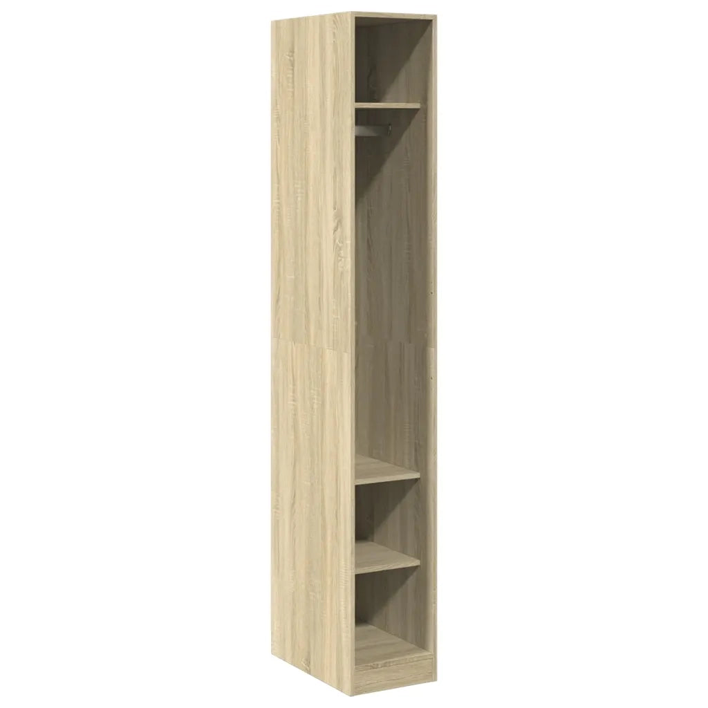 Armadio Rovere Sonoma 30x50x200 cm in Legno Multistrato