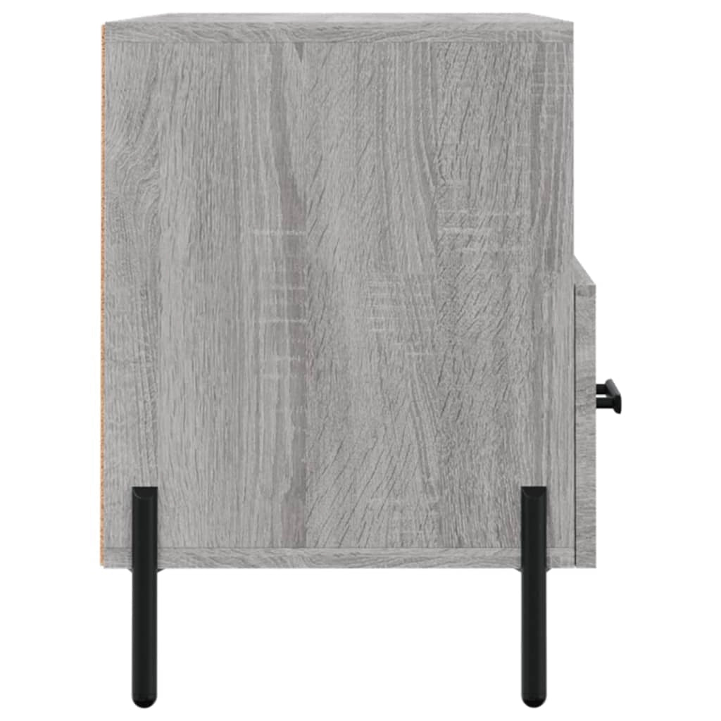Mobile TV multimediale mensola TV credenza TV sala da pranzo soggiorno camera da letto Sonoma 80 x 36 x 50 cm legno ingegnerizzato grigio 02_0028469