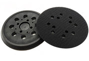 Schiaccia schiuma con nastro adesivo e piastra abrasiva 125 mm per motoseghe eccentriche - Accessori per PEX 300/400 AE - AdvancedOrbit 18 (nero)