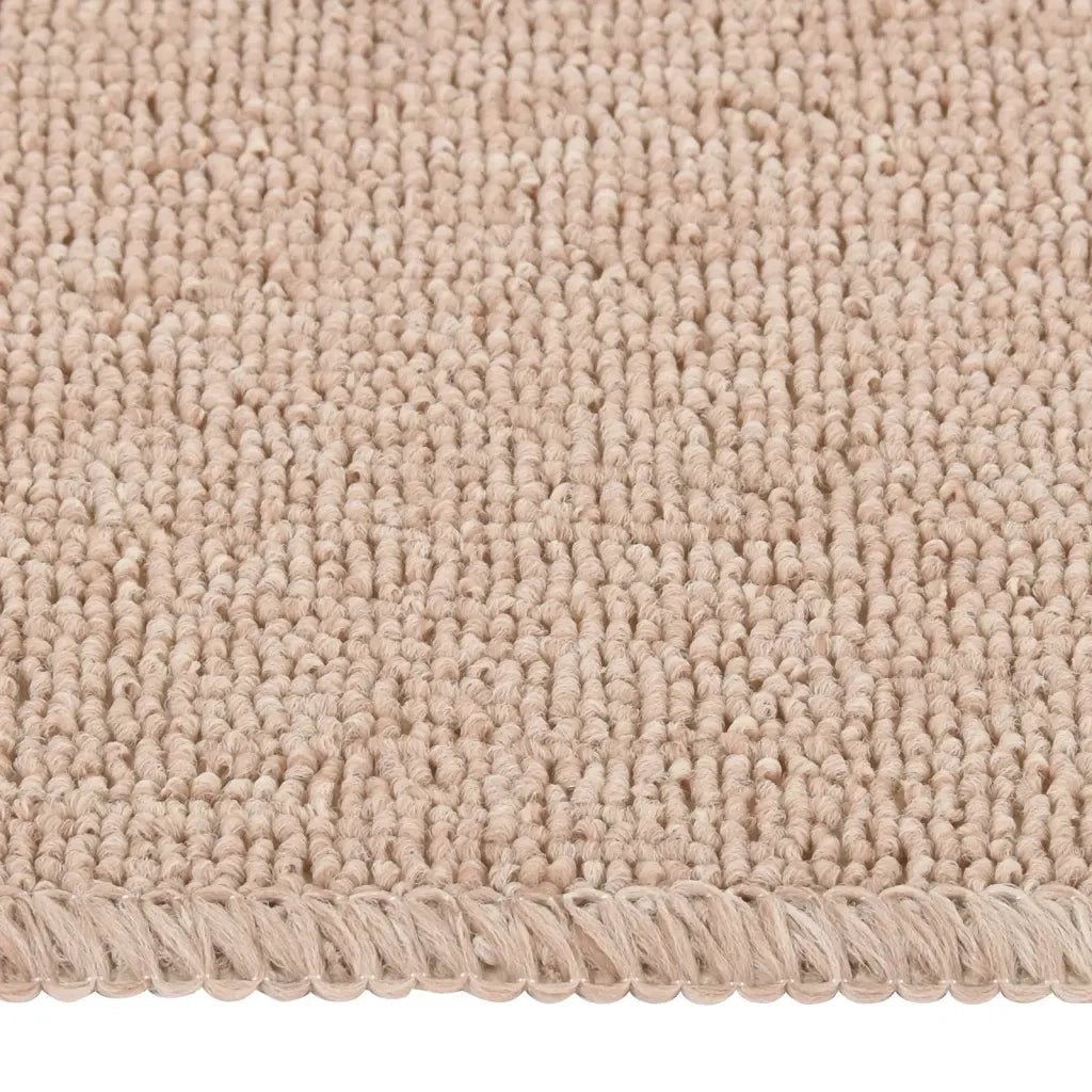 Tappetini Scale 15 pz 60x25 cm Beige Antiscivolo Rettangolari 340402