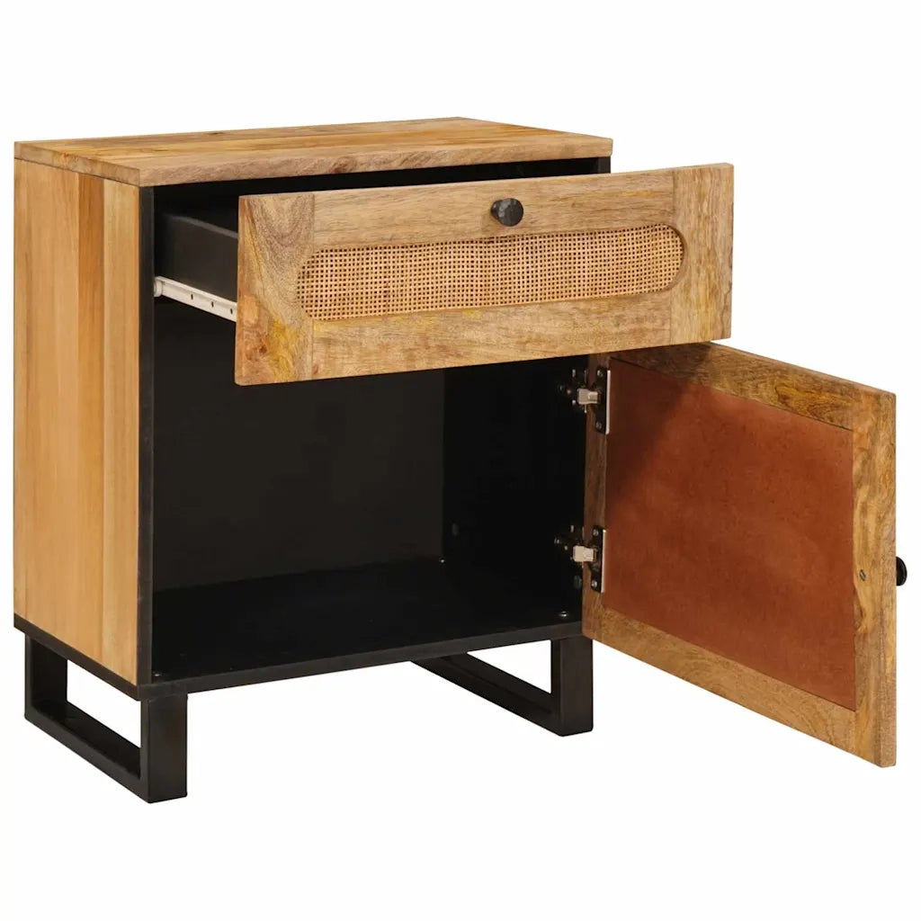 Armadio da Notte con cassetto Naturale 50 x 33 x 60 cm 4018052