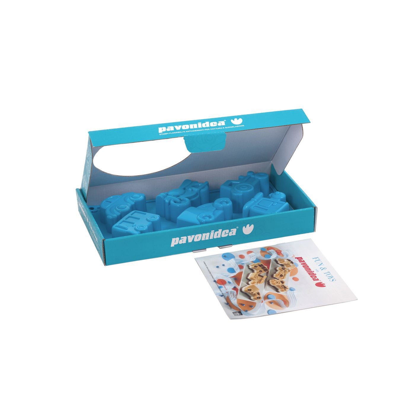 Stampo multiporzione a forma di veicoli move on