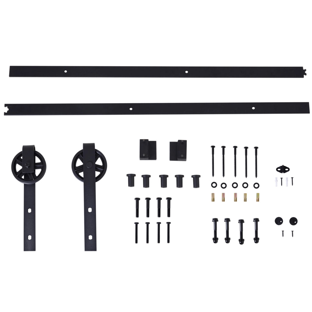 Kit Ante Scorrevoli ¨C zephmum ¨C 200 cm Legno Nero