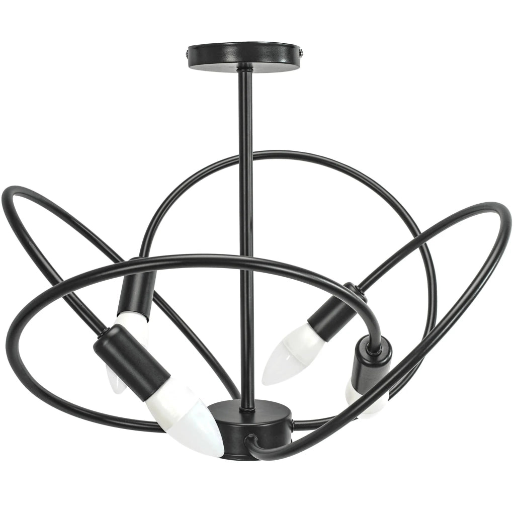 Lampada 4 Black APP1093-4C