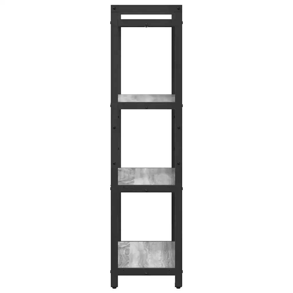 Libreria-Scaffale per Libri-Mobile di Stoccaggio Grigio sonoma 40 x 30 x 85 cm Legno multistrato 855635