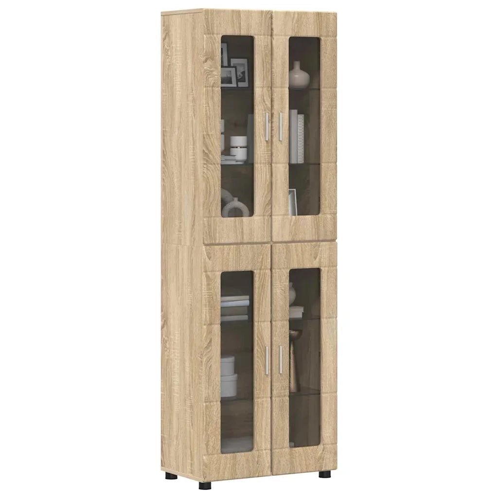 Credenza con lo scaffale FLORIN Rovere Sonoma 60 x 35 x 182 cm