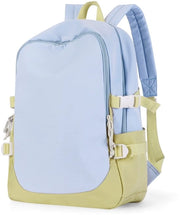 Borsa da Spalla - Donna Borsa Leggera per Uso Casuale - Borsa da Spalla per Uomo Borsa per Studenti Ragazzi Borsa per Laptop per Scuola Università Impermeabile - Borsa da Spalla per Attività All'aperto - Blu Giallo