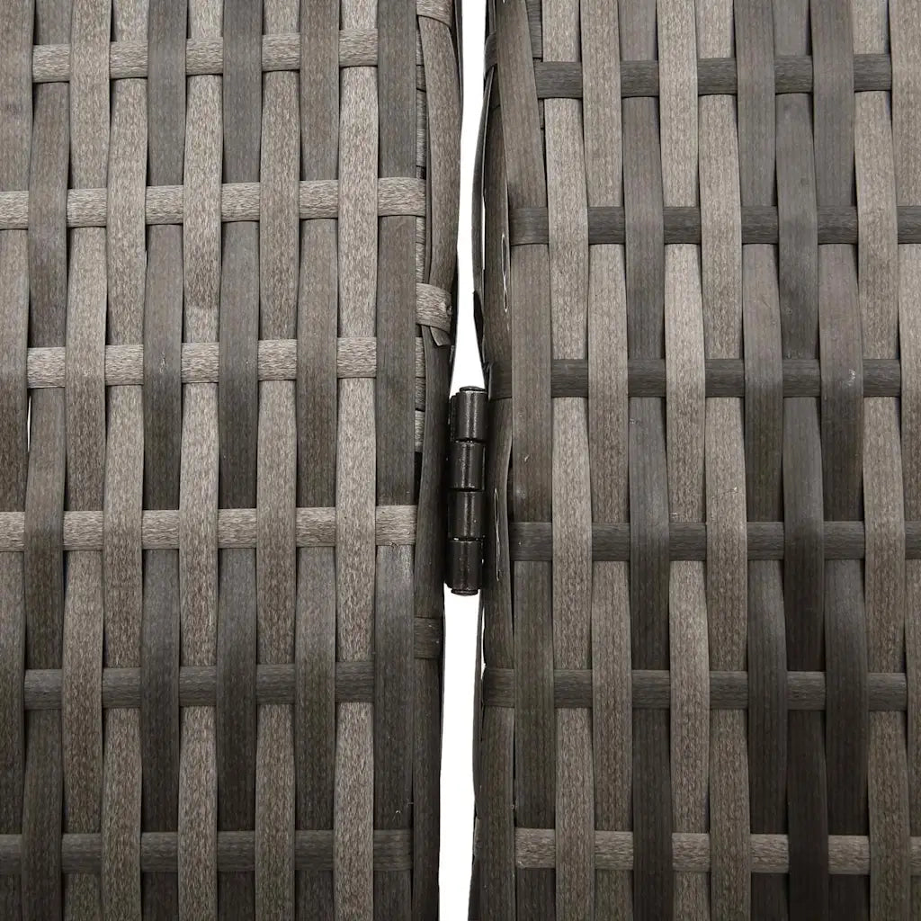 Divider per stanze Grigio 146 x 180 cm polyrattan 42003670