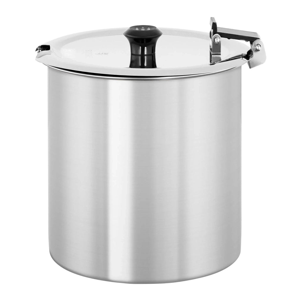 Zuppiera elettrica professionale (400 watt 10 litri 35 - 80 °C argento acciaio e acciaio inox) 14_0004128