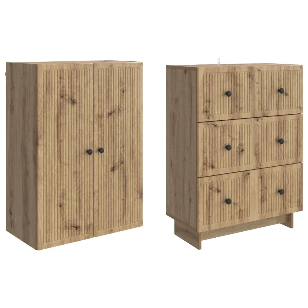 Set di armadi 2 pcs 66 x 34,5 x 90 cm Legno ingegnerizzato 3416384