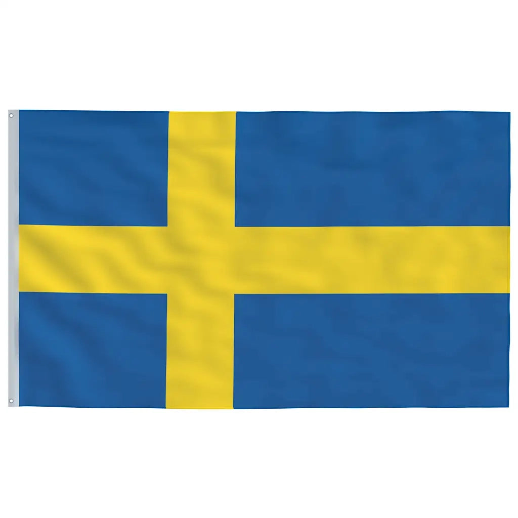 Asta e Bandiera Svezia 5,55 m Alluminio cod mxl 67089