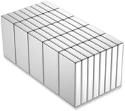Magnetodi neodymium - Magnetici extra forti - Formato rettangolare - Adatti per whiteboard e lavagna magnetica - Ideali per armadi cucina
