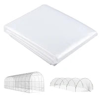 Copertura per Serra in Plastica, Resistente ai Raggi UV, Impermeabile, 8 x 10 m