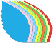 Carte presentazione multicolore 50 pezzi - 10 colori - 23 x 12 cm - Flashcards - Adatto per scuola/ufficio