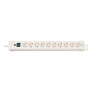 Presa multipla con 10 prese di tipo F Premium-Line 3m Bianco Brennenstuhl