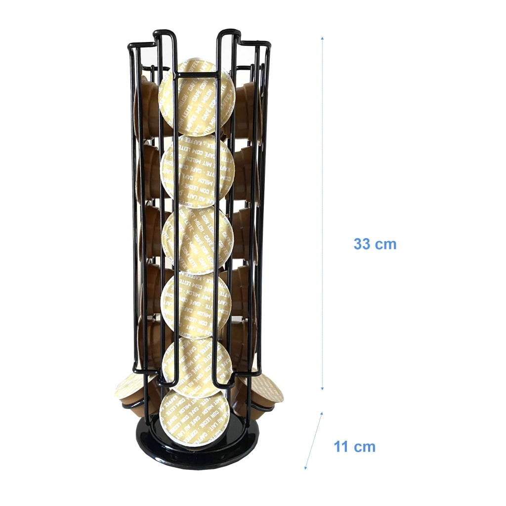 Organizzatore per Capsule di Caffè Dolce Gusto Nyana Home | Organizzatore per 24 Capsule | Progettato per Capsule Dolce Gusto | Design Moderno e Compatto | Supporto Rotante 360º | Facile da Pulire