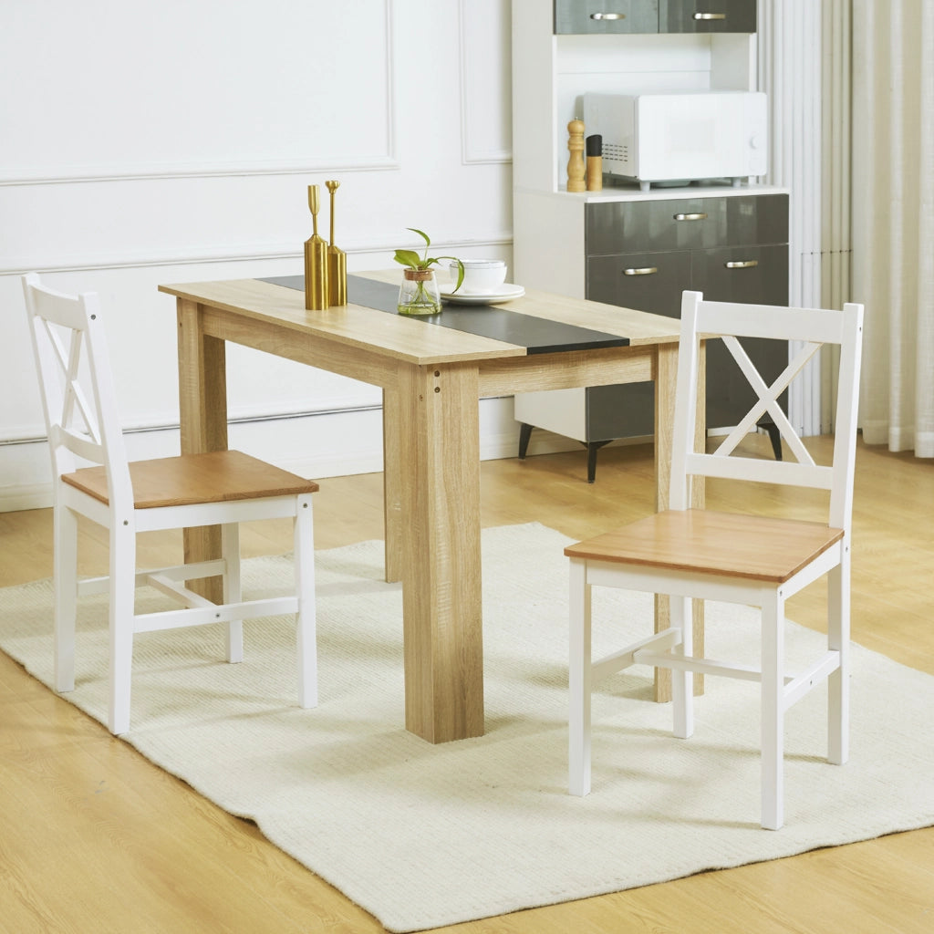 Sedia da pranzo ¨C zephmum ¨C bianco e legno massello