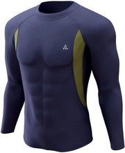 Maglia Tergicold Uomo Lunga - Impermeabile Felpa - Sottoveste Respirante - Abbigliamento Funzionale - Nero/Grigio/Blu Marino/Bianco - 90% Poliester/10% Elastan - Sottoveste Termica