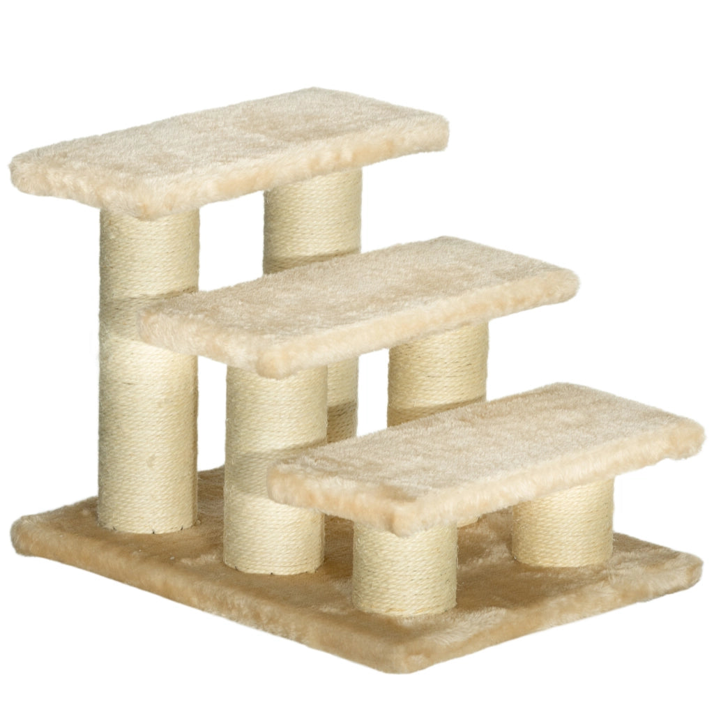 SCALA PER ANIMALI 45x35x34 cm in pannello truciolare Beige