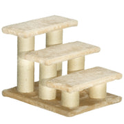 SCALA PER ANIMALI 45x35x34 cm in pannello truciolare Beige