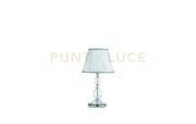 LUME PICCOLO BACH CRISTALLO E CROMO 1 LUCE ATTACCO E14