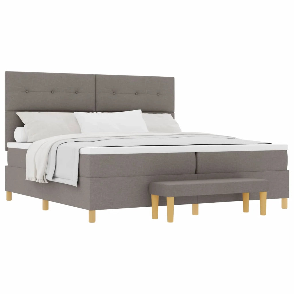 Letto a molle con materasso Talpa 200 x 200 cm Tessuto 3344328