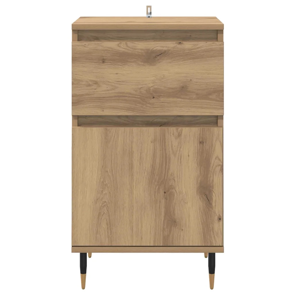 Credenza con Cassetto-Buffet-Armadio da cucina Rovere artigianale 40 x 35 x 70 cm 363425