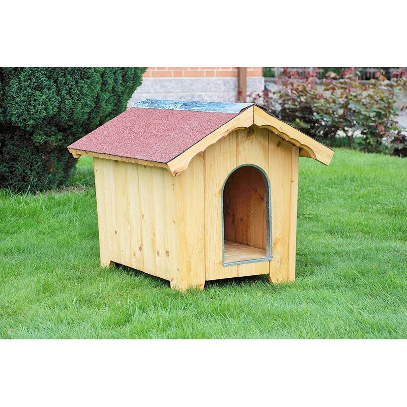 Cuccia per cani in legno, doghe  spessore 19mm Serie Lux - Mod. 100/01/L - 120001