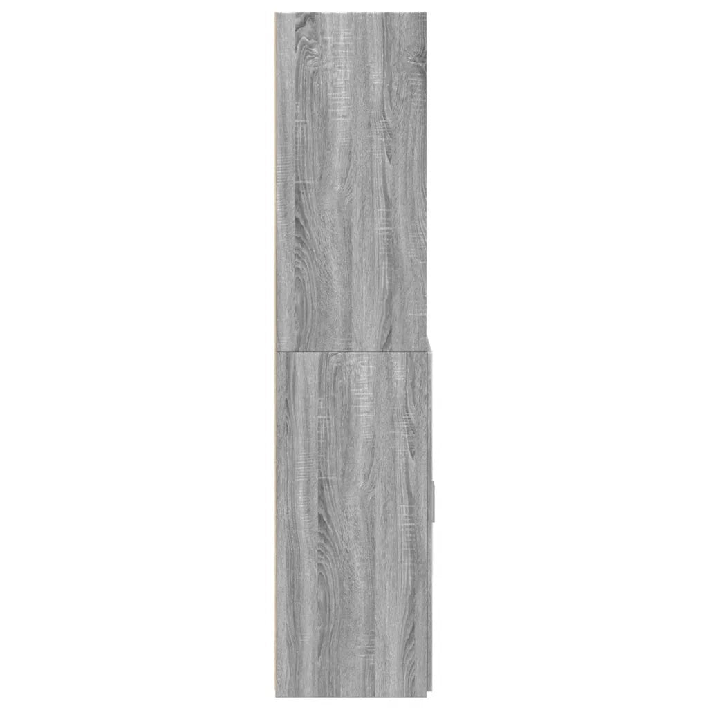 Credenza | Madia | Buffet da pranzo | Armadio da pranzo Grigio Sonoma 70x42,5x185 cm in Legno Multistrato