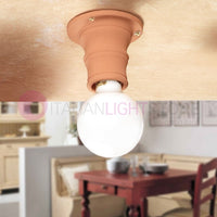 CORTONA Lampada da Soffitto Parete Faretto Terracotta Rustica