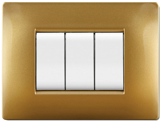 placca life q modello living sabbia oro 7 posti cod:ferx.97603