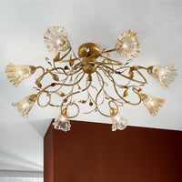 EMMA Plafoniera Lampada a Soffitto a 8 Luci Stile Classico