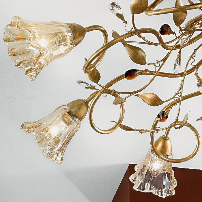 EMMA Plafoniera Lampada a Soffitto a 8 Luci Stile Classico