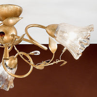 EMMA Plafoniera Lampada a Soffitto a 3 Luci Stile Classico