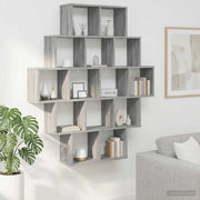 Scaffale da parete Sonoma grigio 120 x 20 x 136 cm 8012161