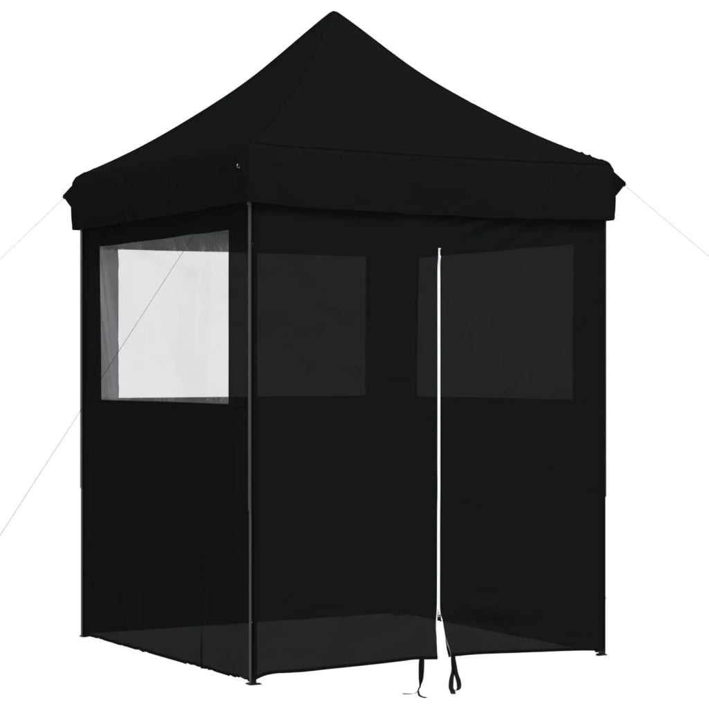Tenda Party Nero 200 x 200 x 306 cm Tessuto Oxford