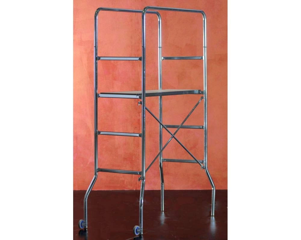Trabattello Trio Marchetti Acciaio Zincato Cm 130X60 H.cm 118 a 188