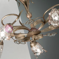 SOFIA Lampadario Stile Classico Rustico 5 Luci