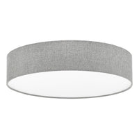 Plafoniera Moderna Pasteri Acciaio Bianco 3 Luci E27 Ip20