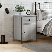 Comodino Grigio Sonoma 40x42x60 cm in Legno Multistratocod mxl 103869