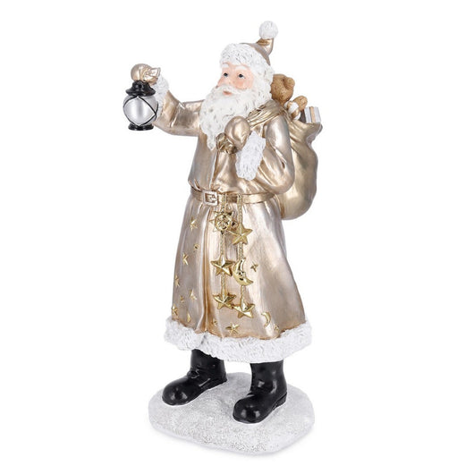Decorazione di Babbo Natale con Lanterna 37 cm Bizzotto