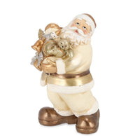 Decorazione Natalizia di Babbo Natale con Orsetti 17 cm Bizzotto