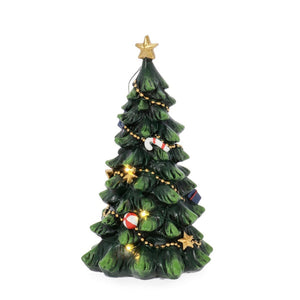 Decorazione Natalizia con Albero di Natale Luminoso Led 23 cm