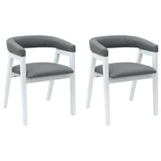 Sedie da pranzo 2 pz | Sedie da cucina Bianco 54 x 57 x 73 cm