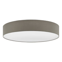 Plafoniera Moderna Pasteri Acciaio Bianco 5 Luci E27